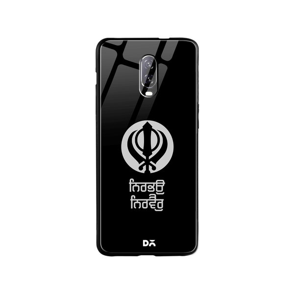 

DailyObjects Nirbhau Nirvair Glass Case Cover For OnePlus 7