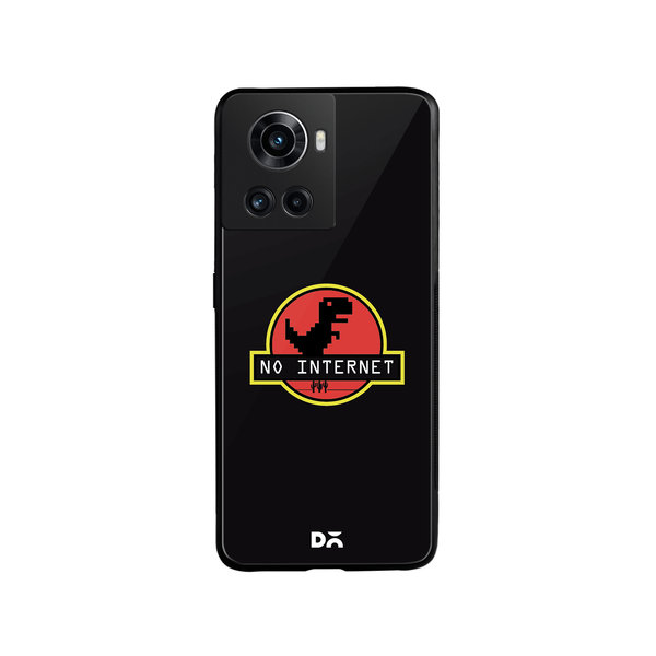 

DailyObjects No Internet Glass Case Cover For OnePlus 10R