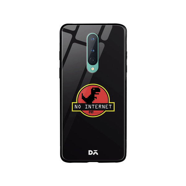 

DailyObjects No Internet Glass Case Cover For OnePlus 8