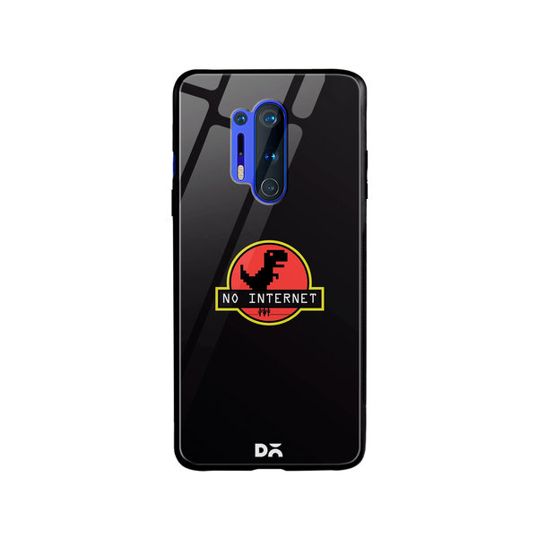 

DailyObjects No Internet Glass Case Cover For OnePlus 8 Pro