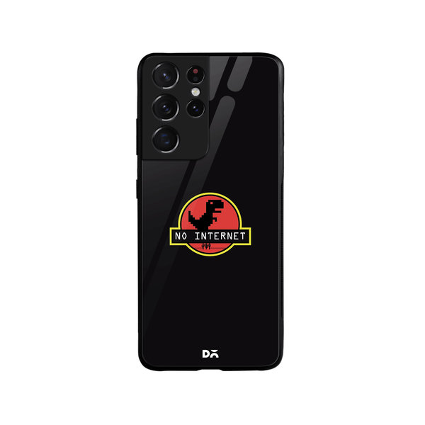 

DailyObjects No Internet Glass Case Cover For Samsung Galaxy S21 Ultra