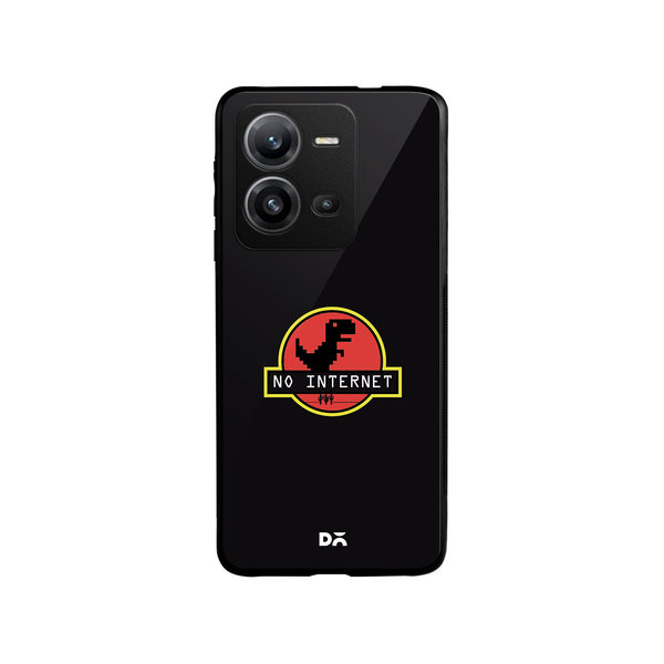 

DailyObjects No Internet Glass Case Cover For Vivo V25