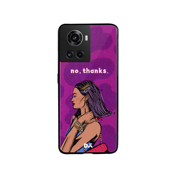 

DailyObjects No thanks Glass Case Cover For OnePlus 10R