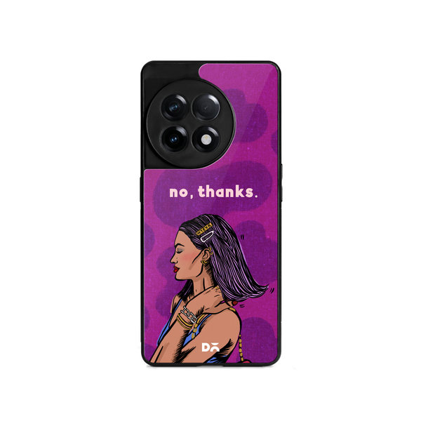 

DailyObjects No thanks Glass Case Cover For OnePlus 11R