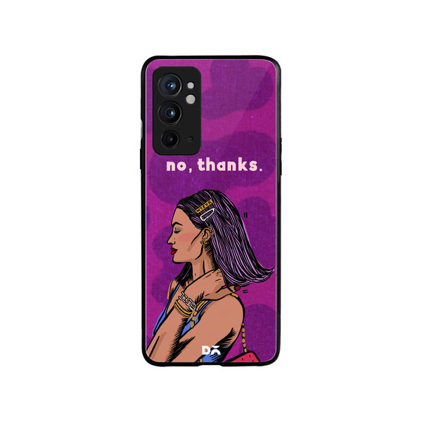 

DailyObjects No thanks Glass Case Cover For OnePlus 9RT