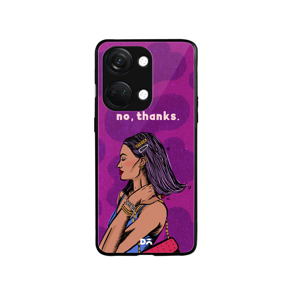 

DailyObjects No thanks Glass Case Cover For OnePlus Nord 3