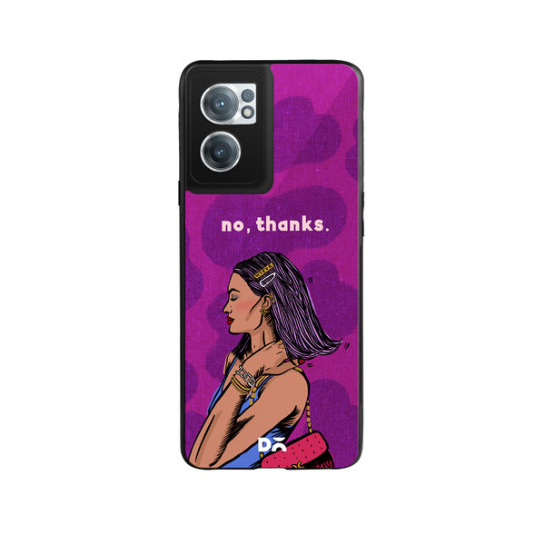 

DailyObjects No thanks Glass Case Cover For OnePlus Nord CE 2