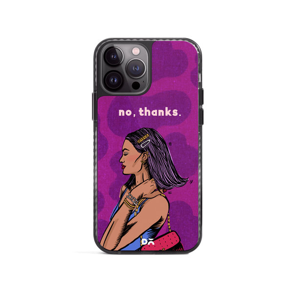 

DailyObjects No thanks Stride 2.0 Case Cover For iPhone 14 Pro Max