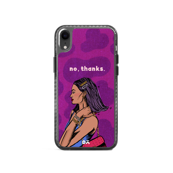 

DailyObjects No thanks Stride 2.0 Case Cover For iPhone XR
