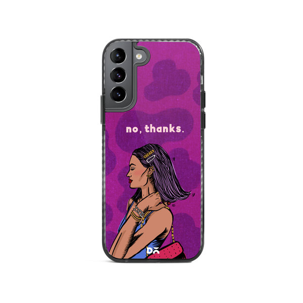 

DailyObjects No thanks Stride 2.0 Case Cover For Samsung Galaxy S22