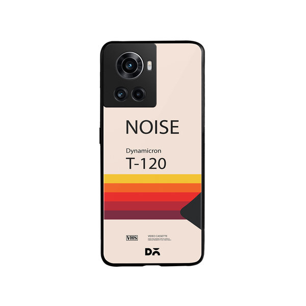 

DailyObjects Noise VHS Glass Case Cover For OnePlus 10R