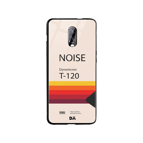 

DailyObjects Noise VHS Glass Case Cover For OnePlus 7