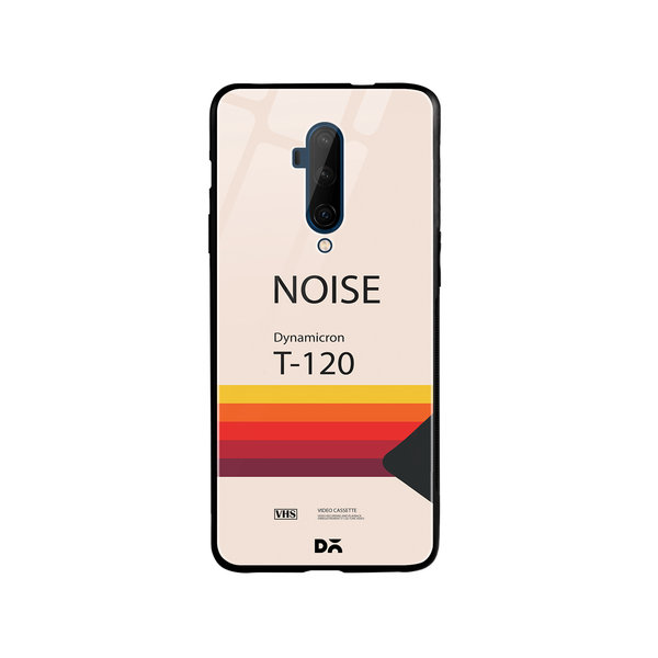 

DailyObjects Noise VHS Glass Case Cover For OnePlus 7T Pro