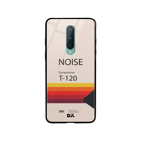 

DailyObjects Noise VHS Glass Case Cover For OnePlus 8
