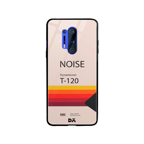 

DailyObjects Noise VHS Glass Case Cover For OnePlus 8 Pro