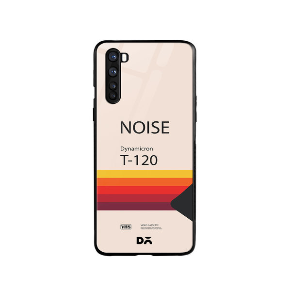 

DailyObjects Noise VHS Glass Case Cover For OnePlus Nord