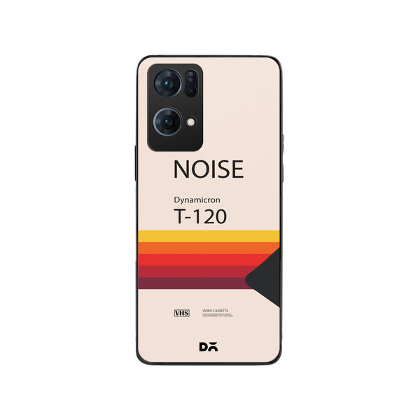 

DailyObjects Noise VHS Glass Case Cover For Oppo Reno 7 Pro