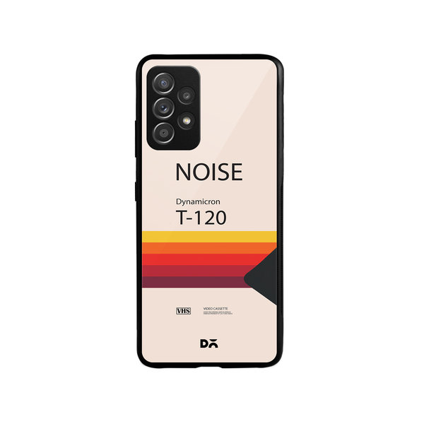 

DailyObjects Noise VHS Glass Case Cover For Samsung Galaxy A73