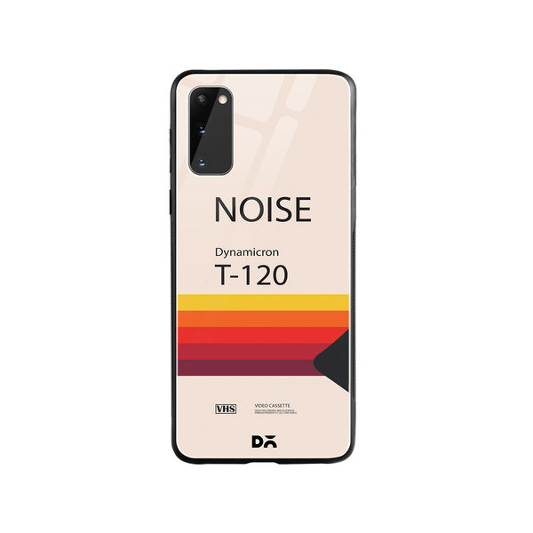 

DailyObjects Noise VHS Glass Case Cover For Samsung Galaxy S20