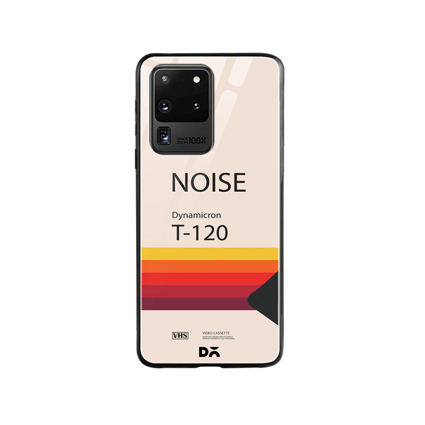 

DailyObjects Noise VHS Glass Case Cover For Samsung Galaxy S20 Ultra