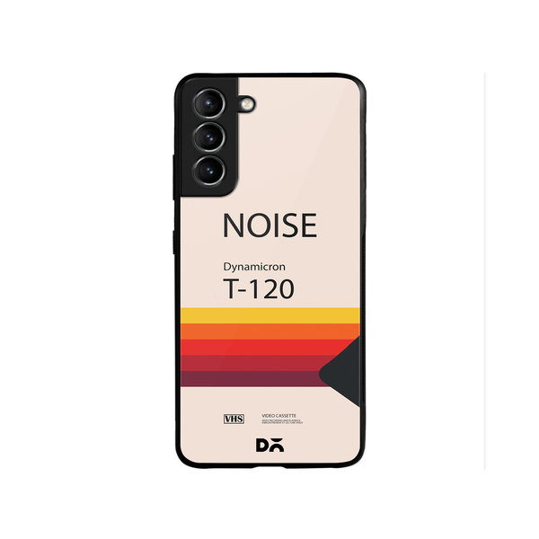 

DailyObjects Noise VHS Glass Case Cover For Samsung Galaxy S22 Plus