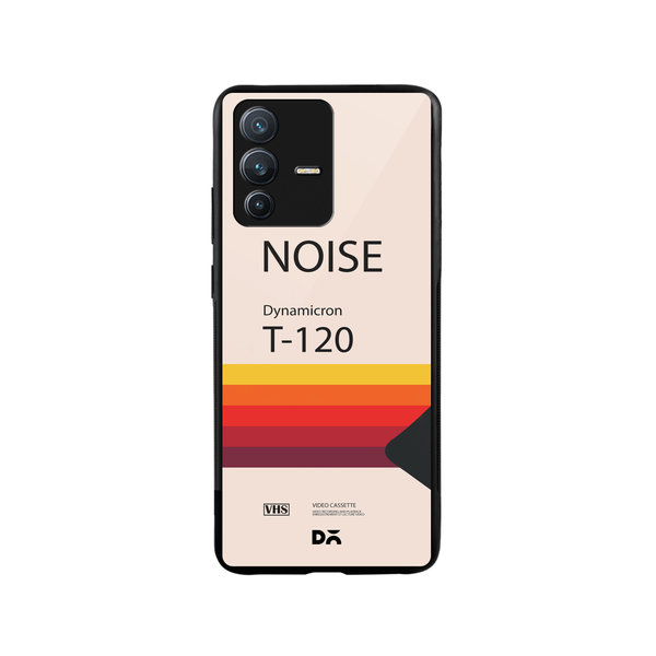 

DailyObjects Noise VHS Glass Case Cover For Vivo V23