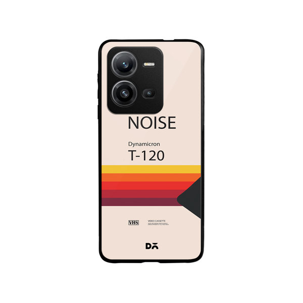 

DailyObjects Noise VHS Glass Case Cover For Vivo V25