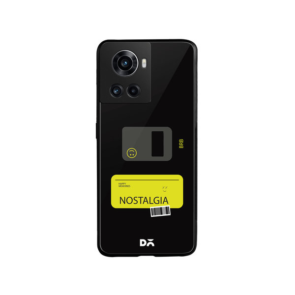 

DailyObjects Nostalgia BRB Glass Case Cover For OnePlus 10R