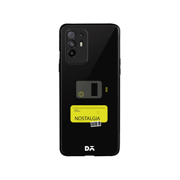 

DailyObjects Nostalgia BRB Glass Case Cover For Oppo F19 Pro Plus