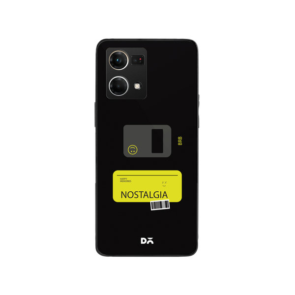 

DailyObjects Nostalgia BRB Glass Case Cover For Oppo Reno 7