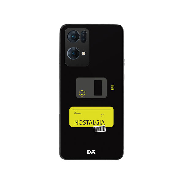 

DailyObjects Nostalgia BRB Glass Case Cover For Oppo Reno 7 Pro