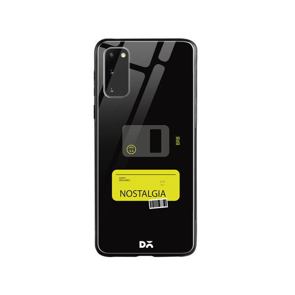 

DailyObjects Nostalgia BRB Glass Case Cover For Samsung Galaxy S20