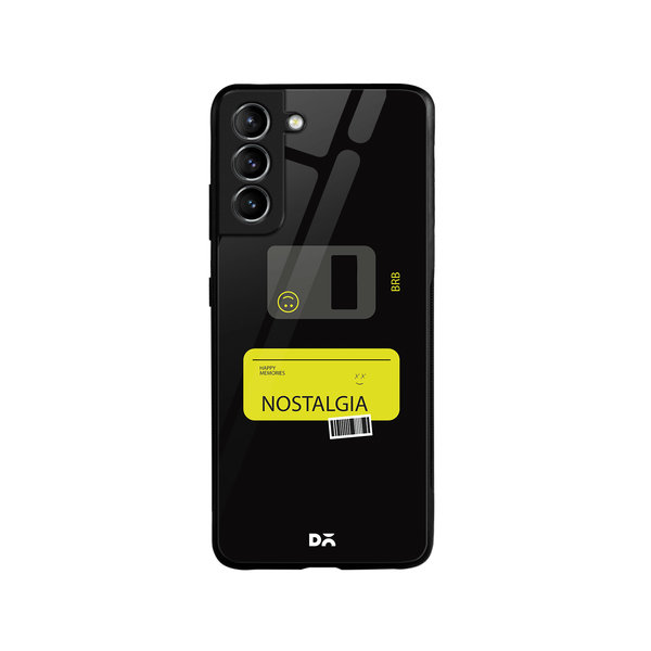 

DailyObjects Nostalgia BRB Glass Case Cover For Samsung Galaxy S21