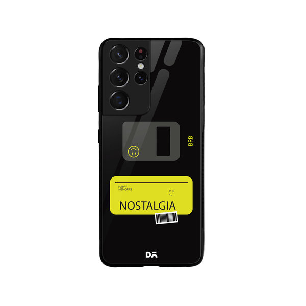 

DailyObjects Nostalgia BRB Glass Case Cover For Samsung Galaxy S21 Ultra