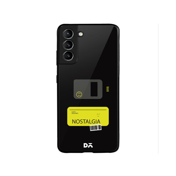 

DailyObjects Nostalgia BRB Glass Case Cover For Samsung Galaxy S22