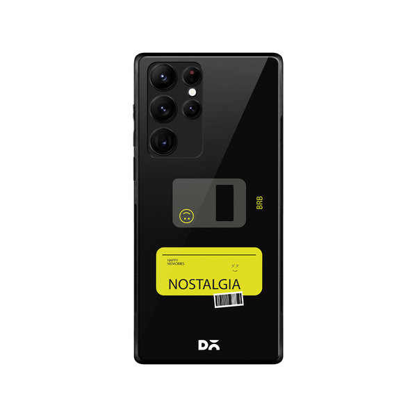 

DailyObjects Nostalgia BRB Glass Case Cover For Samsung Galaxy S22 Ultra