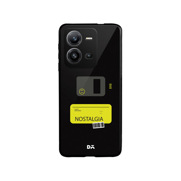 

DailyObjects Nostalgia BRB Glass Case Cover For Vivo V25