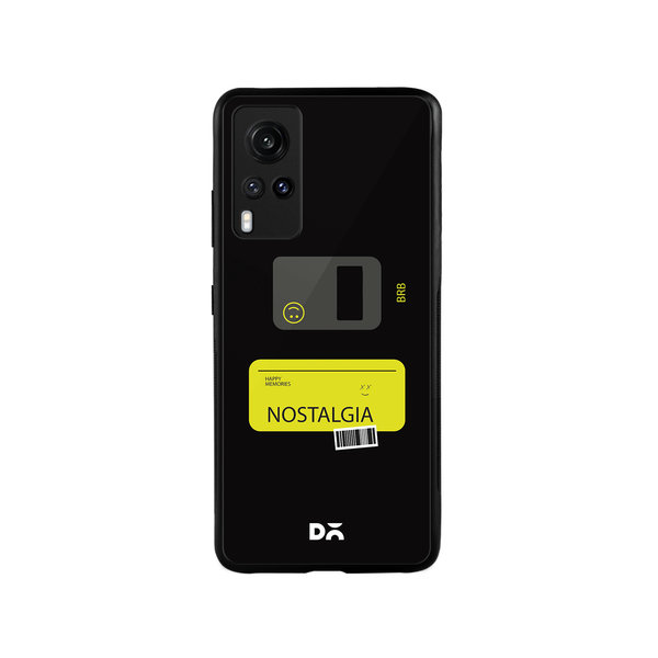 

DailyObjects Nostalgia BRB Glass Case Cover For Vivo X60
