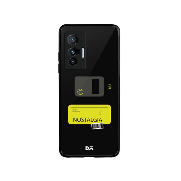 

DailyObjects Nostalgia BRB Glass Case Cover For Vivo X70
