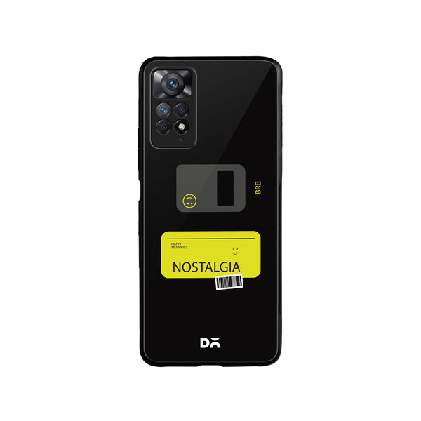 

DailyObjects Nostalgia BRB Glass Case Cover For Xiaomi Redmi Note 11 Pro