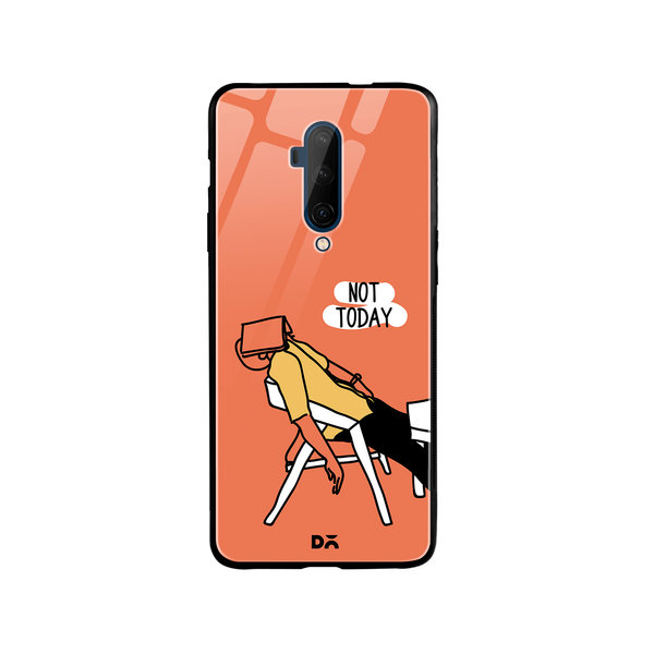 

DailyObjects Not Today Glass Case Cover For OnePlus 7T Pro
