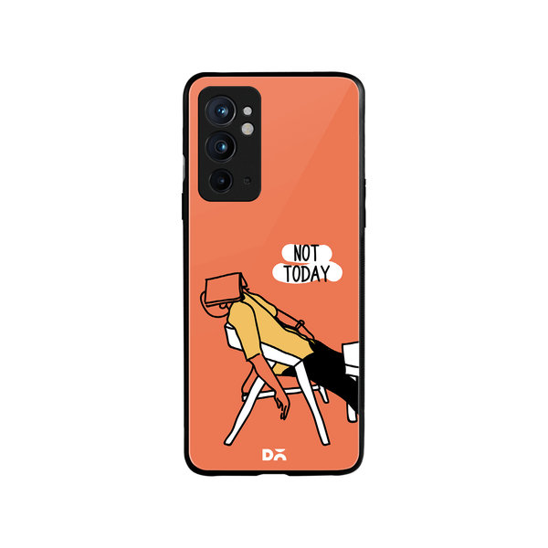 

DailyObjects Not Today Glass Case Cover For OnePlus 9RT