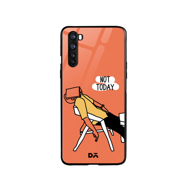 

DailyObjects Not Today Glass Case Cover For OnePlus Nord