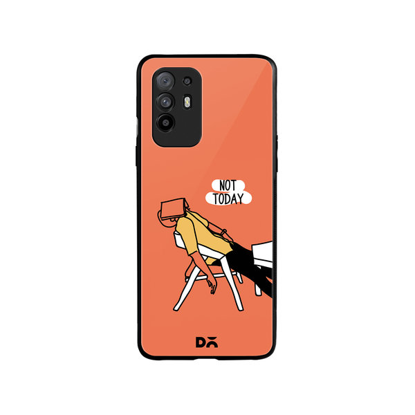

DailyObjects Not Today Glass Case Cover For Oppo F19 Pro Plus
