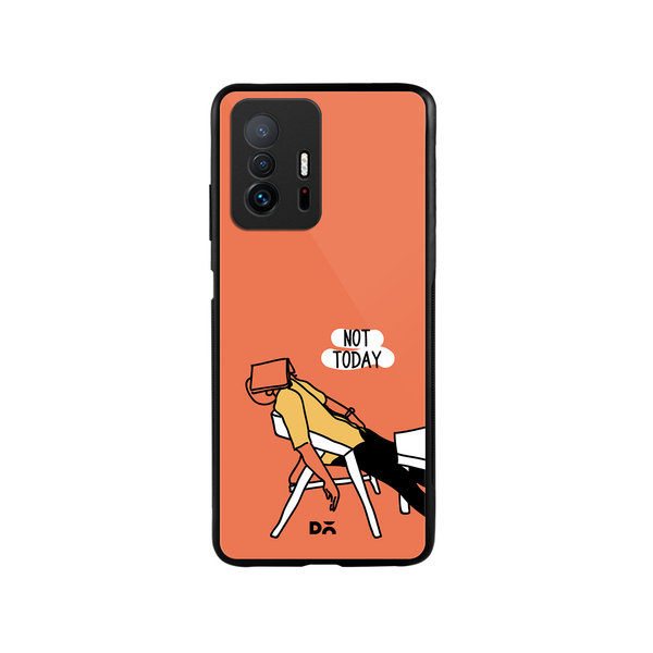 

DailyObjects Not Today Glass Case Cover For Xiaomi 11T