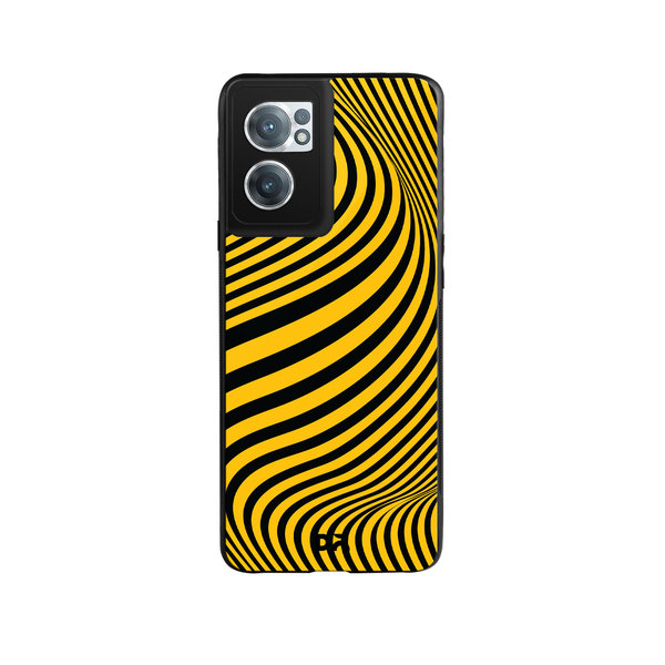

DailyObjects Ochre Waves Glass Case Cover For OnePlus Nord CE 2