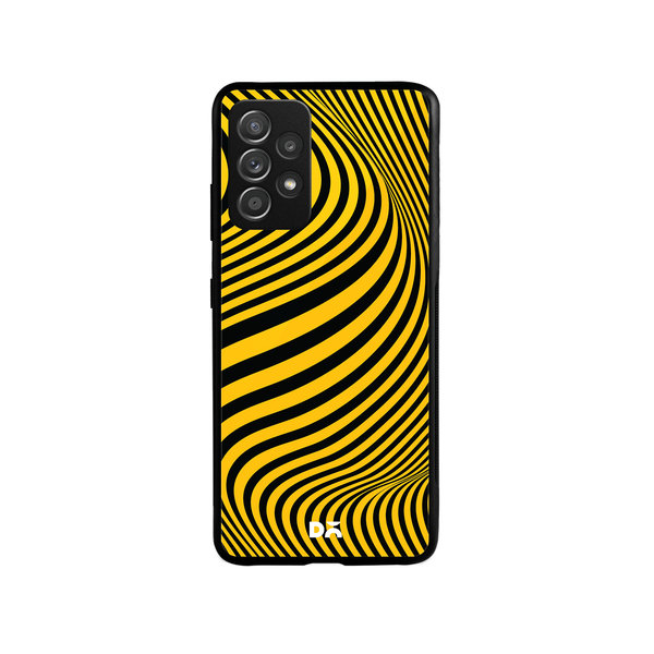 

DailyObjects Ochre Waves Glass Case Cover For Samsung Galaxy A52