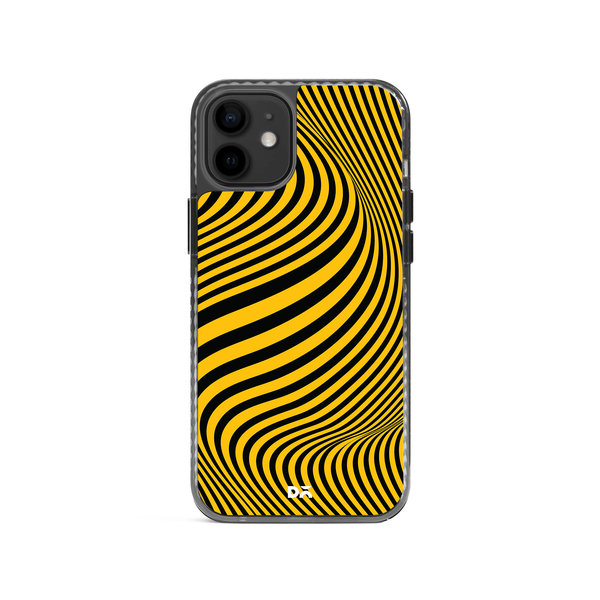 DailyObjects Ochre Waves Stride 2.0 Case Cover For iPhone 12