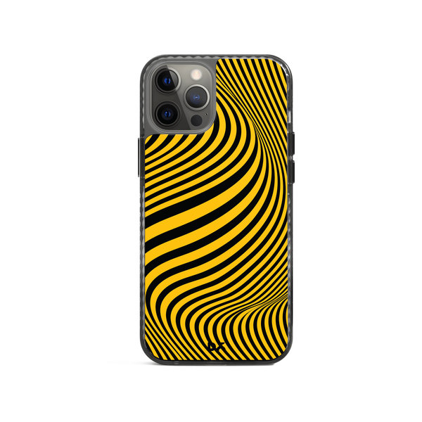 DailyObjects Ochre Waves Stride 2.0 Case Cover For iPhone 12 Pro