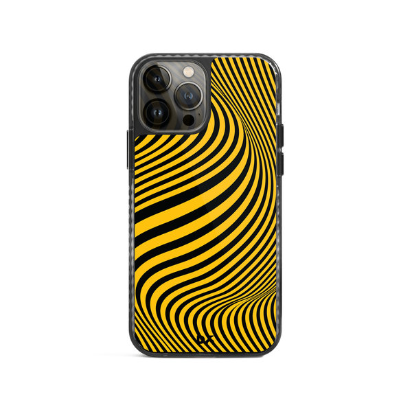 

DailyObjects Ochre Waves Stride 2.0 Case Cover For iPhone 14 Pro